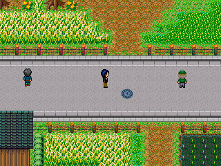 ヒトミサキのゲーム画面「田舎町」