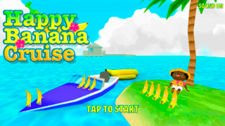 HappyBananaCruise -バナナボートでどこまでも-のゲーム画面「タイトル画面」
