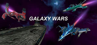 GALAXY WARSのゲーム画面「タイトルが・め・ん」