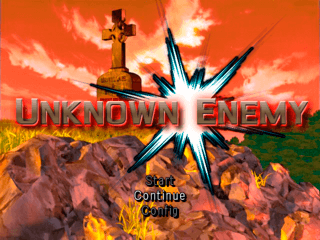 UNKNOWN ENEMYのゲーム画面「タイトル画面」