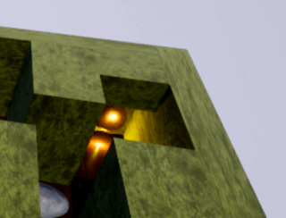 TurnRightDungeon(Ver1.05)のゲーム画面「隠された黄金球」