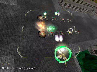 オオツルギ2のゲーム画面「地上にも敵が出現」