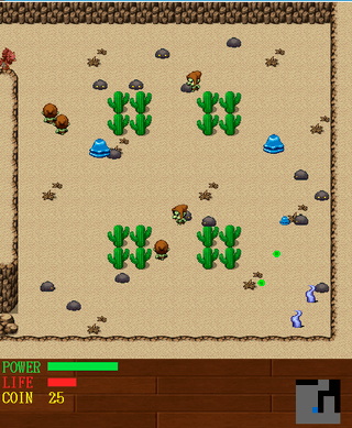 The Adventure of Wolfのゲーム画面「タイトル画面@じっぴ」