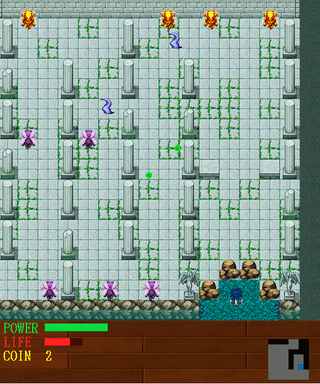 Adventure of Wolfのゲーム画面「様々な敵、様々なマップ」