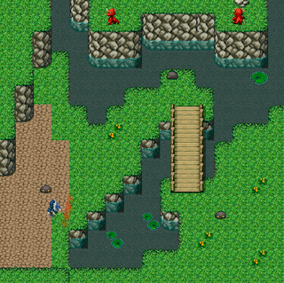 Adventure of Wolfのゲーム画面「様々な敵、様々なマップ」