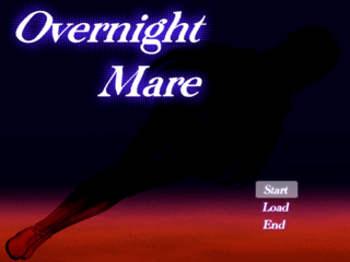 Overnight Mareのゲーム画面「メニュー画面」