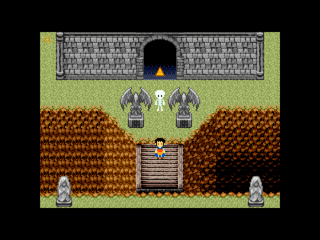 天魔正伝(体験版②)のゲーム画面「オープニング。」