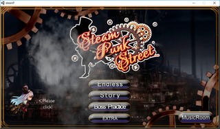 SteamPunkStreetのゲーム画面「タイトル」