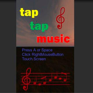 tap_tap_musicのゲーム画面「スタート画面」