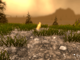 森を渡りてのゲーム画面「森林」