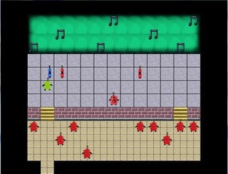 ばんどえいどのゲーム画面「タイトル画面」