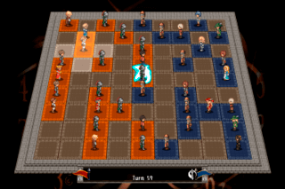Active Turn Duel(仮) 体験版のゲーム画面「対戦中の様子２」