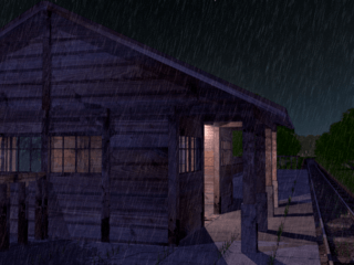 雨やどりの妖精　第3話のゲーム画面「背景その2です」