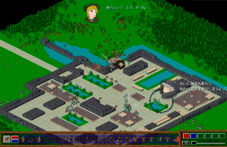 ウエステリア戦記のゲーム画面「中には堅牢な要塞や特殊な地形も」