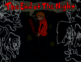  The End of the Night（プロト版）のゲーム画面「タイトル」