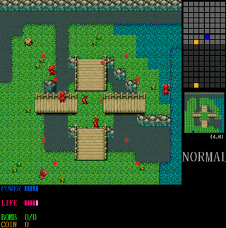 The Adventure of Wolfのゲーム画面「タイトル画面@じっぴ」