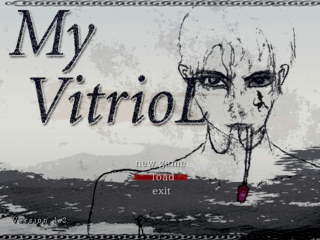 My VitrioLのゲーム画面「タイトル画面」