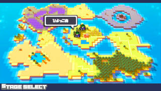 Qクエ♂ZERO ～自称・大魔導師の惚れ薬～のゲーム画面「ステージセレクト画面」