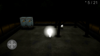 Alone in Darkのゲーム画面「光を見つけよう」