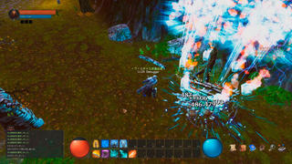 GANG OF GLORIOSAS - Prelude -のゲーム画面「狩り風景」
