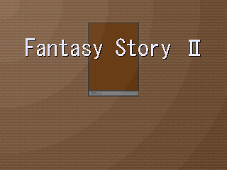 Fantasy Story IIのゲーム画面「タイトル画面」