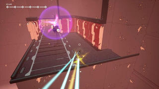 電撃少女エクレアのゲーム画面「電撃移動でひとっ飛び！」