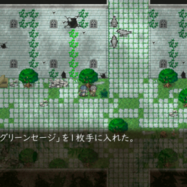 荒れ果てた街の中を探索