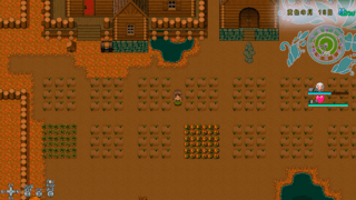 カヤミセツナのゲーム画面「畑を作ろう」