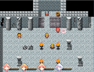 魔界メイドの異界放浪記のゲーム画面「ダンジョン内部のミニイベント」