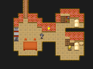 穴があったから入ってみたのゲーム画面「タイトル画面」