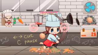 CookingMaster2のゲーム画面「食材は大切に」