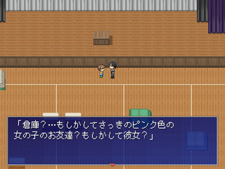 ゲーム部のゲームのゲーム画面「道中ゲーム部の部員と合流しよう」