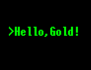 【3D鬼ごっこ】Hello,Gold!のゲーム画面「タイトル画面」