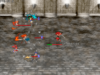 タイピングマスター格闘【男無双打】のゲーム画面「タイトル画面」