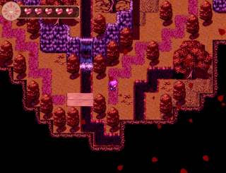 薔薇と悪魔騎士のゲーム画面「体力ゲージ」