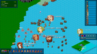 人魔大戦 war history of Gobliallのゲーム画面「タイトル画面」