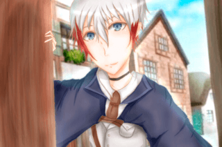 Gentian champ de fleurs ~青き花の約束~ plorogueのゲーム画面「 びねが〜様による美麗なキービジュアルです。」