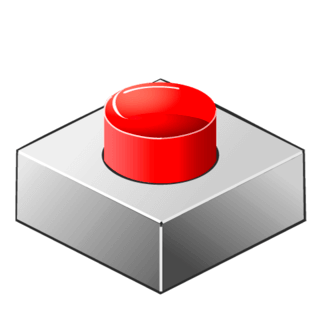 リア充撲滅ボタンのゲーム画面「これがリア充を撲滅できるボタンです。」