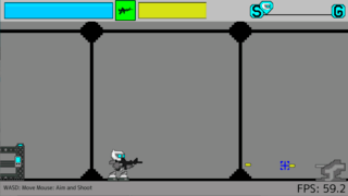 Robotic Shooterのゲーム画面「ゲーム画面」