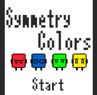 SymmetryColorsのゲーム画面「タイトル」