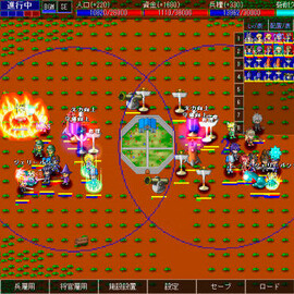 兵や防衛施設を配置してモンスターから領地を守ります