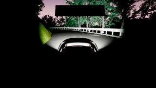 逢魔ヶ時のゲーム画面「山道で気持ちのいい走りを」