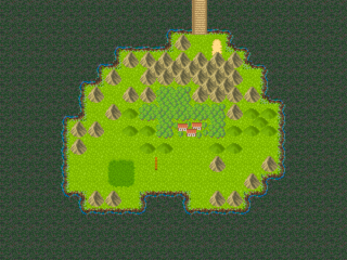 棒ファンタジーのゲーム画面「タイトル画面」