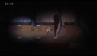 祈念寫眞 -ｷﾈﾝｼｬｼﾝ-のゲーム画面「夜の学校探索」