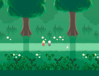 メルヘンカンナのゲーム画面「森」