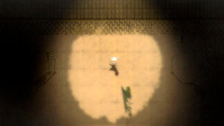 ガルーダの眼のゲーム画面「其処此処に立ち並ぶ 奇妙な形のオブジェクト。」