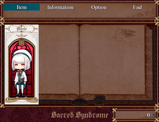 Sacred Syndrome(体験版)のゲーム画面「タイトル画面」