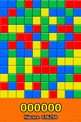 定番パズルゲーム「さめがめ」のゲーム画面「ゲーム画面」