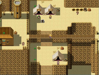 姫君のわがままとやさしさ２のゲーム画面「街並みの風景です。」
