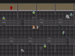 メタボルフォーゼのゲーム画面「タイトル画面」